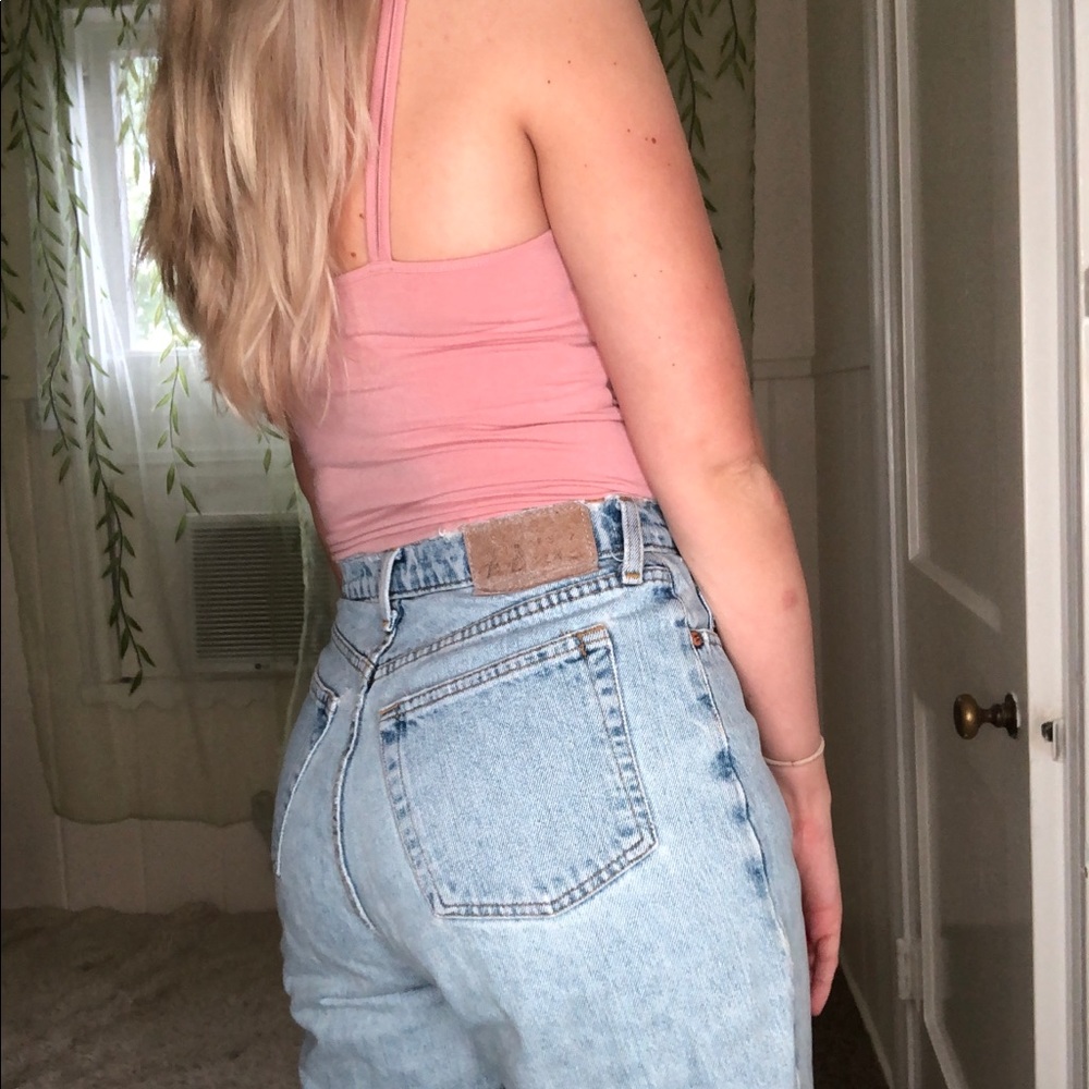 Vintage 90’s High Rise Button Express Bleus Jeans